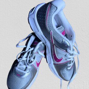 Nike Womens T-Run 5 Running Sneakers Gray Lace Up Low Top Size 5.5